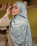 Savannah Shawl in Dusty Blue